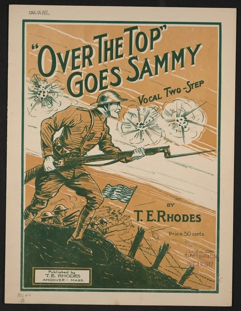 Over The Top Goes Sammy Wall Art by Anonymous - High-Resolution Digital Print
