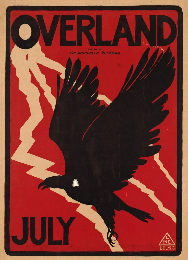 Overland July Wall Art by Maynard Dixon - High-Resolution Digital Print