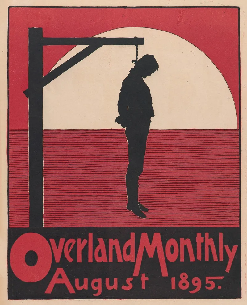 Overland Monthly August Wall Art by Maynard Dixon - High-Resolution Digital Print