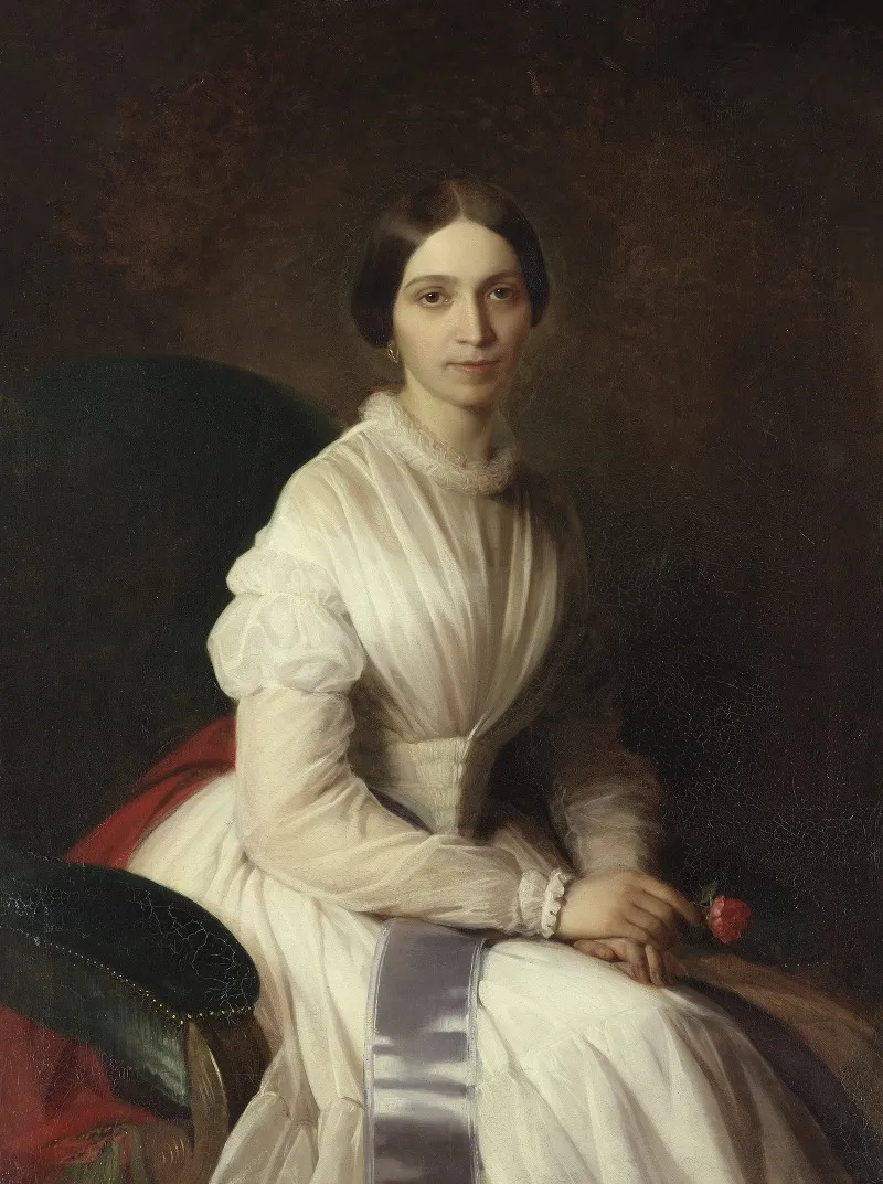 Overstinnan Ann Lovisa Lagerhjelm F Af Geijerstam 1824 1891 Wall Art by Uno Troili - High-Resolution Digital Print