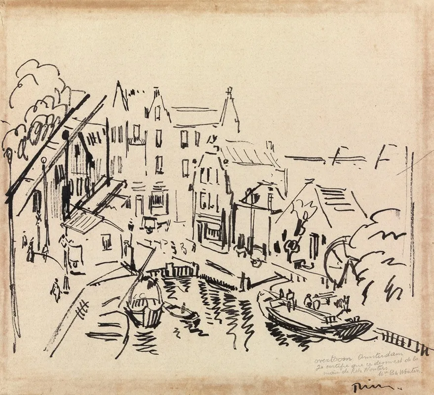 Overtoom In Amsterdam Wall Art by Rik Wouters - High-Resolution Digital Print
