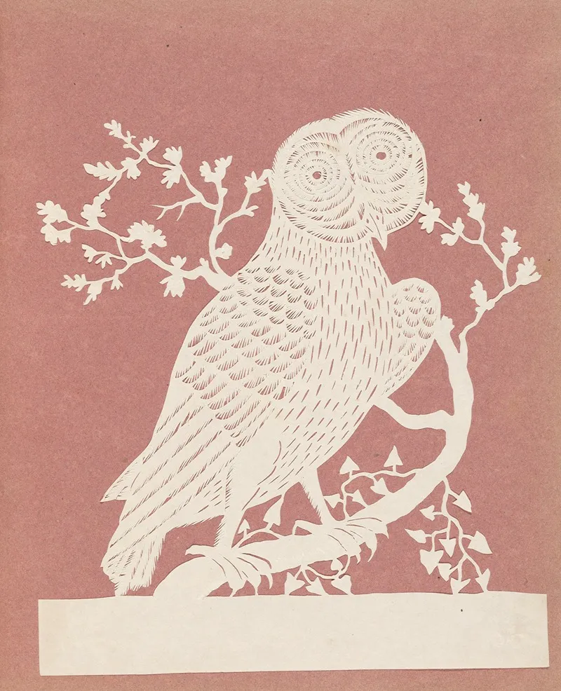 Owl Wall Art by Elizabeth Cobbold - High-Resolution Digital Print