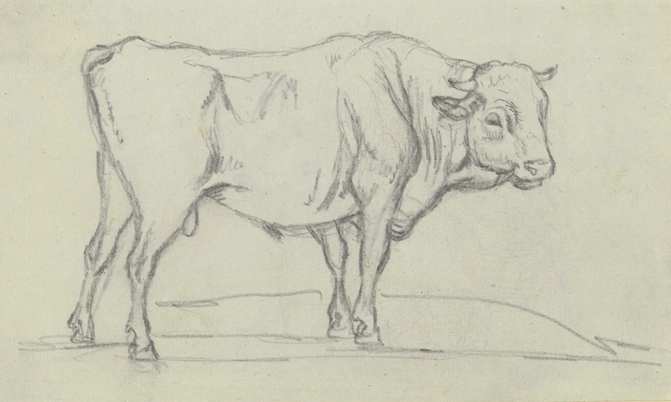Ox To The Right Wall Art by Max Joseph Wagenbauer - High-Resolution Digital Print
