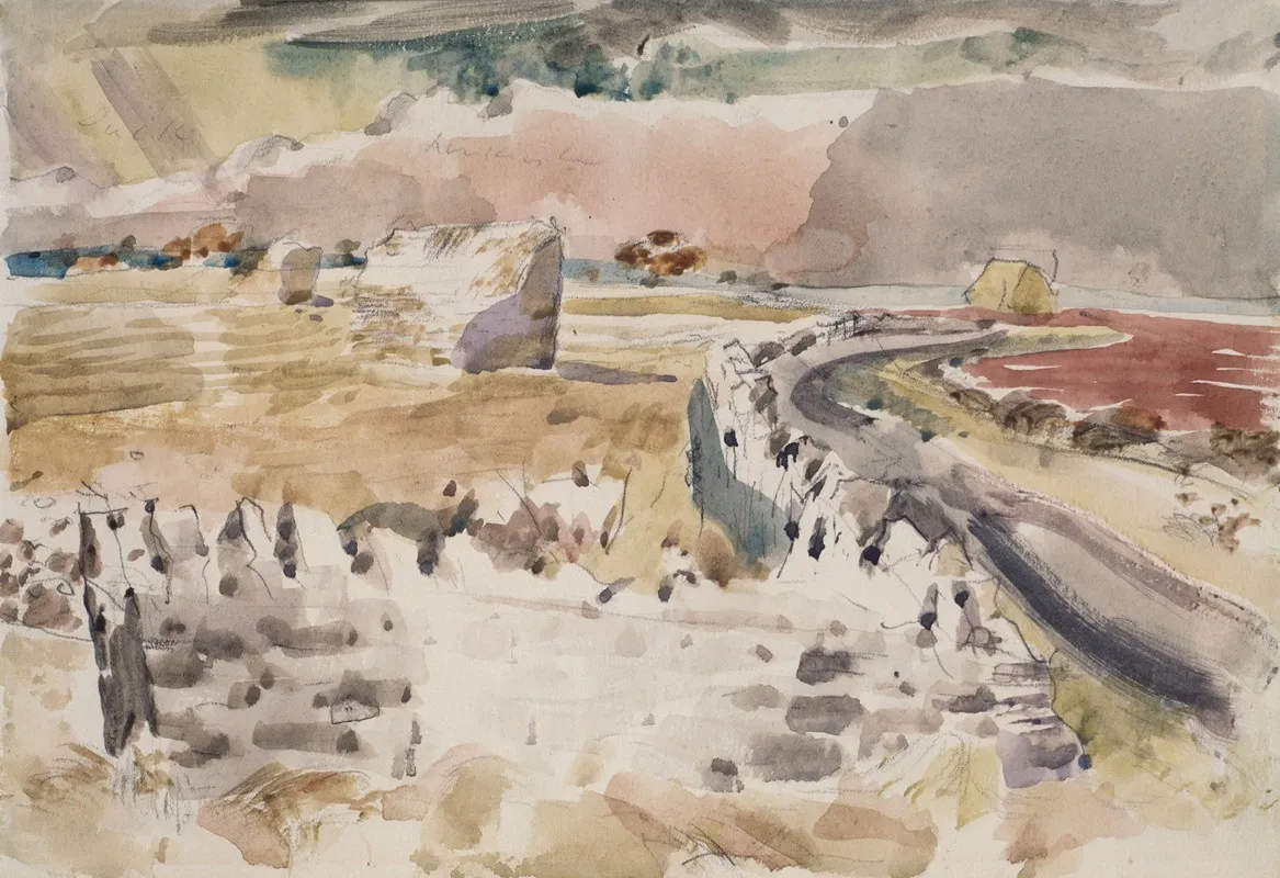 Oxfordshire Landscape Wall Art by Paul Nash - High-Resolution Digital Print