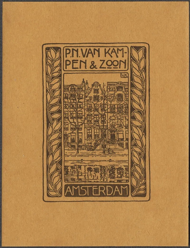 P N Van Kampen Zoon Wall Art by L. Van Kampen - High-Resolution Digital Print