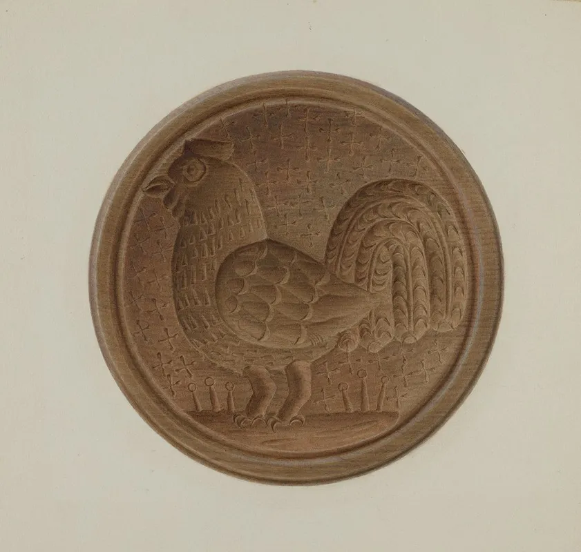 Pa German Butter Mold 9