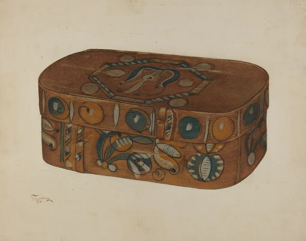 Pa German Cap Box 2