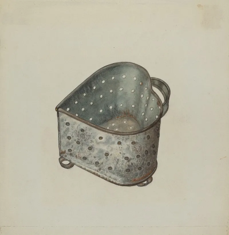 Pa German Cheese Strainer 2