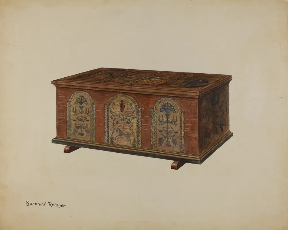 Pa German Dower Chest 2