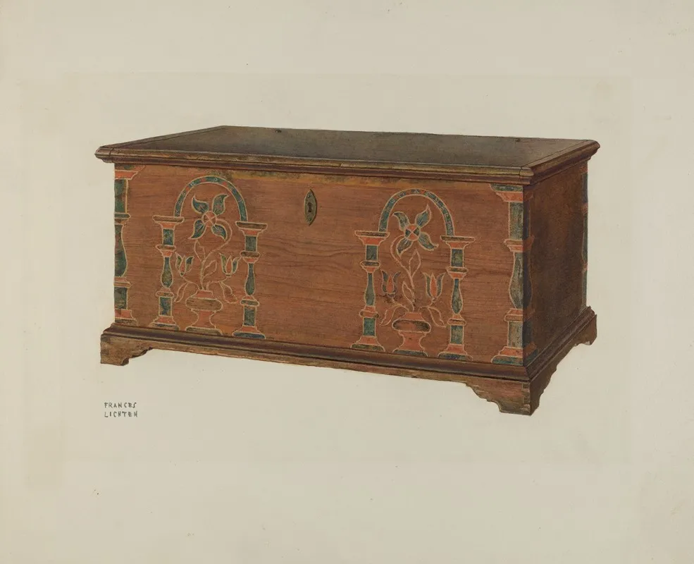 Pa German Dower Chest 4