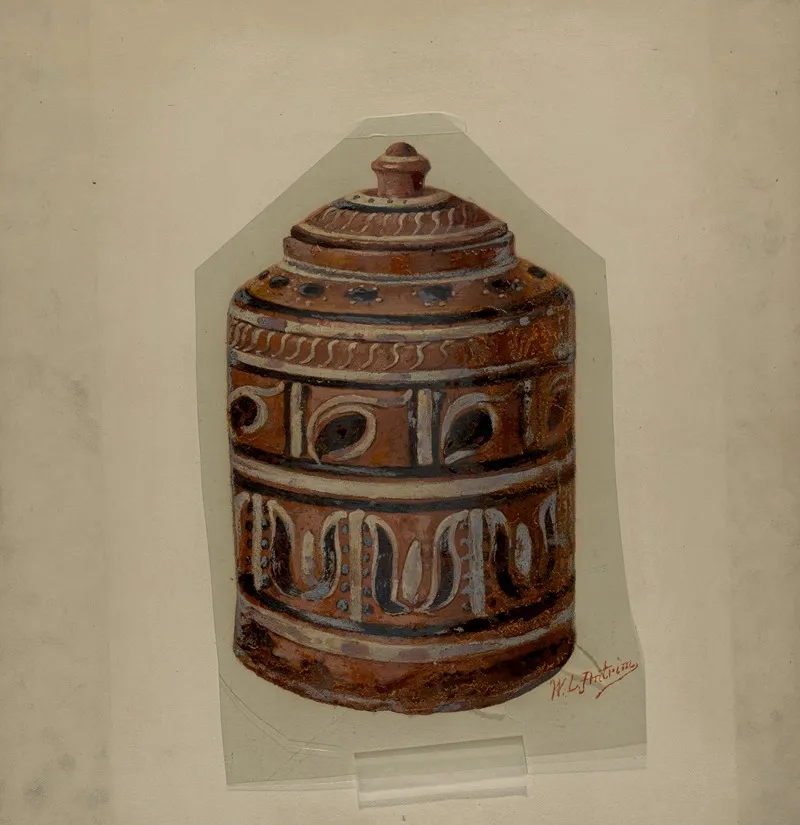 Pa German Jar 6