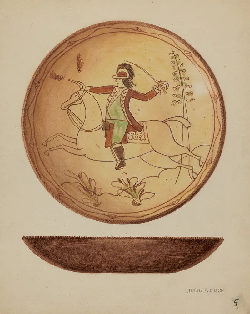 Pa German Pie Plate 7
