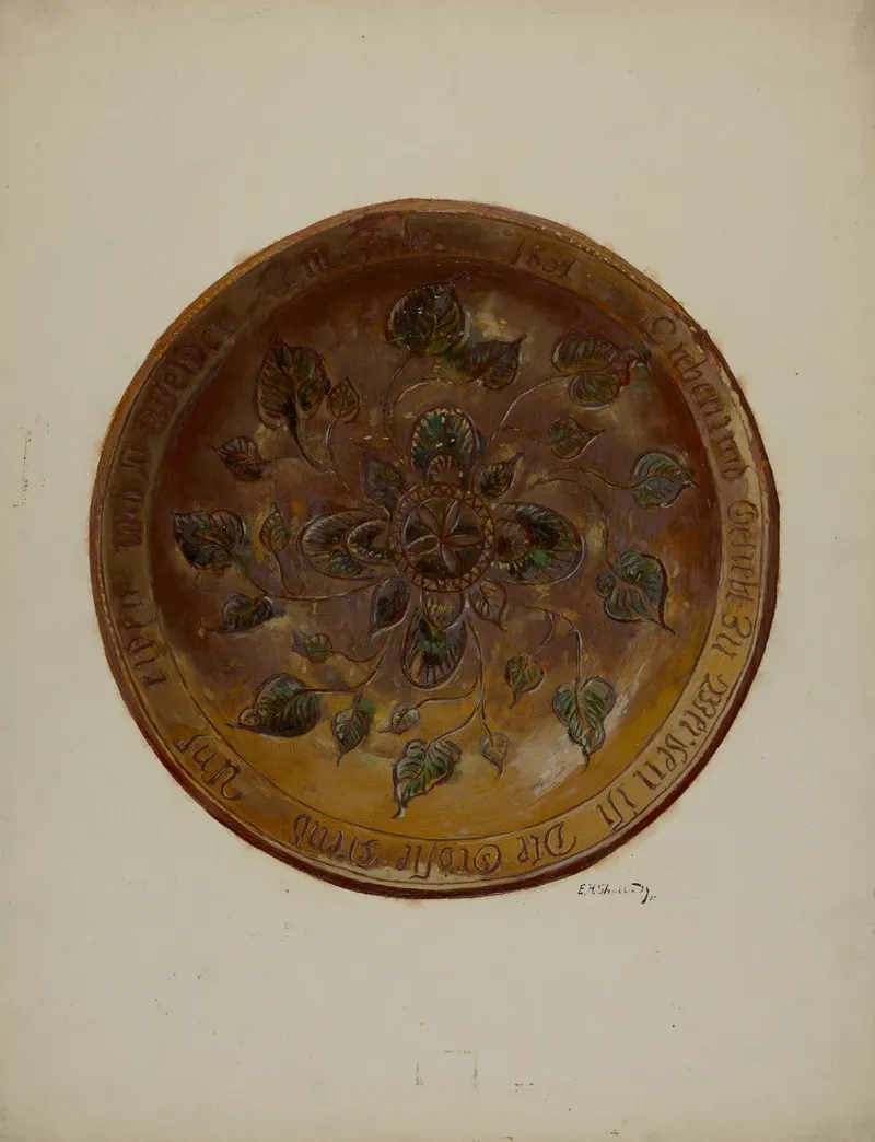 Pa German Plate 34