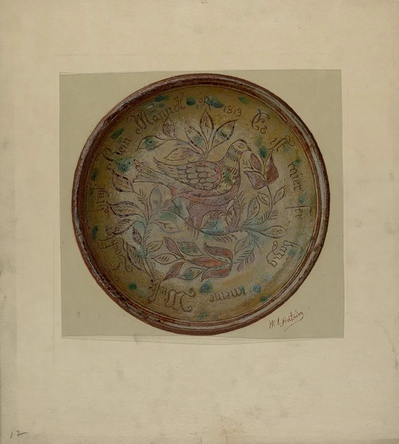 Pa German Plate 51