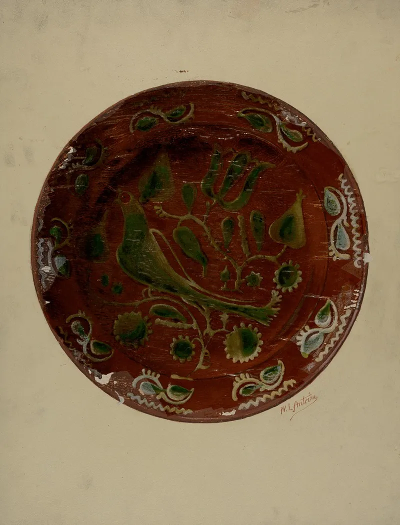 Pa German Plate 53