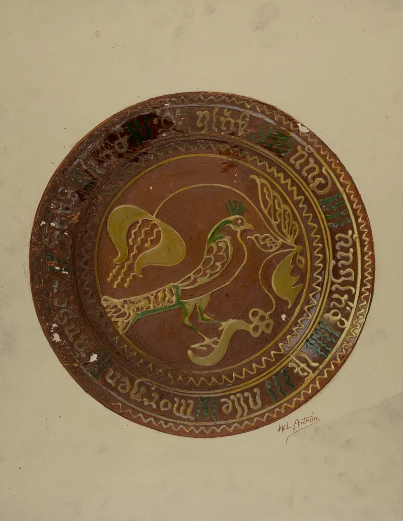 Pa German Plate 54
