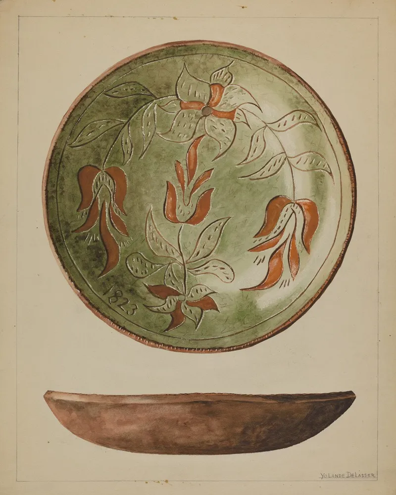 Pa German Plate 57