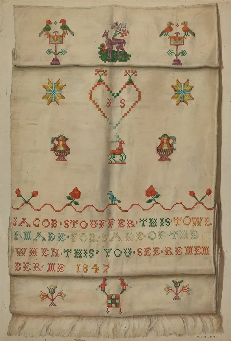 Pa German Show Towel