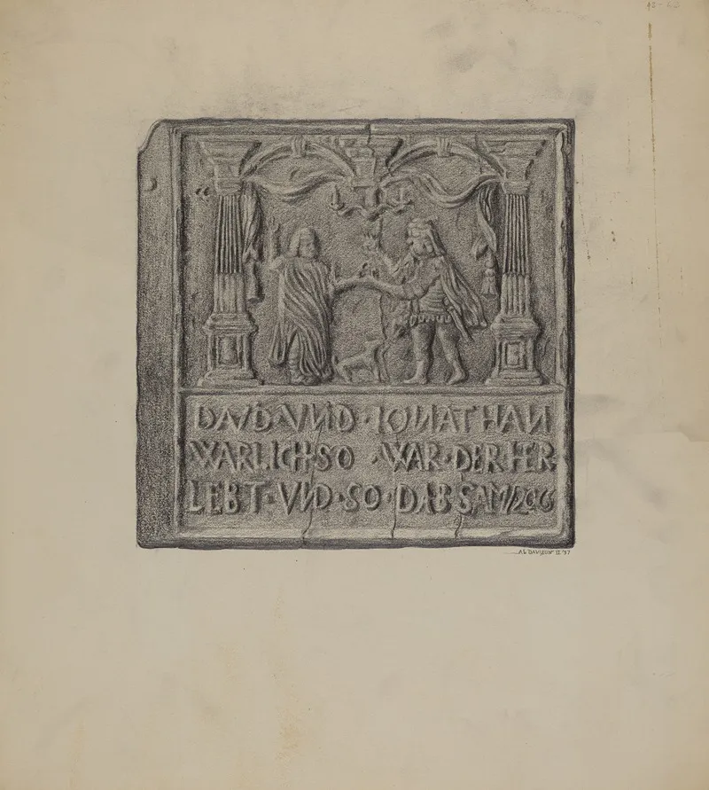 Pa German Stove Plate 3