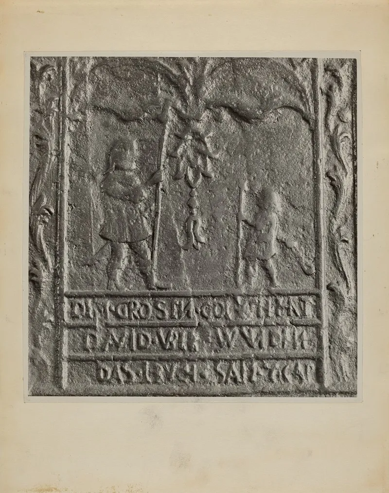 Pa German Stove Plate 7