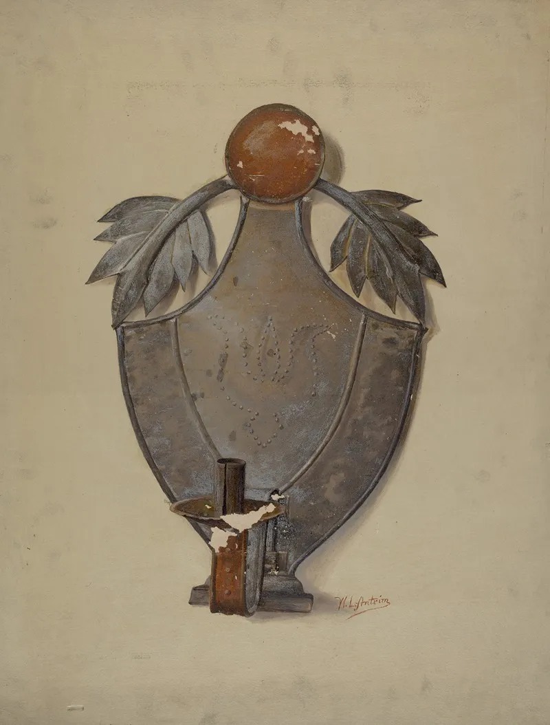 Pa German Tin Sconce