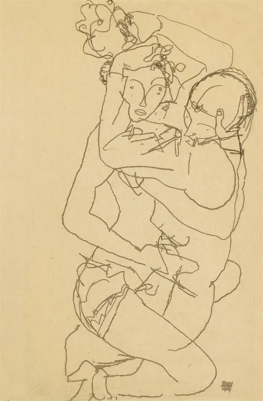 Paar Im Umarmung Couple Embracing