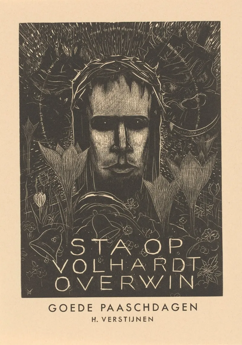 Paaskaart Van Henri Verstijnen