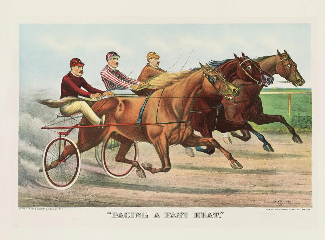 Pacing A Fast Heat Wall Art by John Cameron - High-Resolution Digital Print