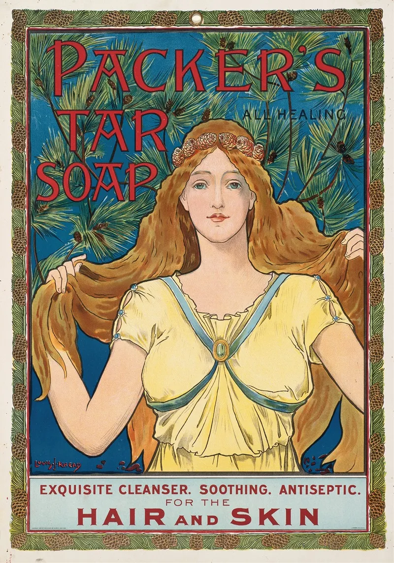 Packers Tar Soap Wall Art by Louis Rhead - High-Resolution Digital Print