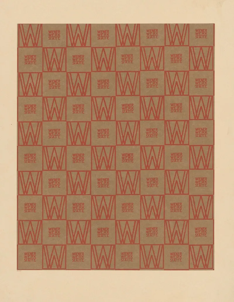 Packpapier Der Wiener Werkstatte 3 Wall Art by Wiener Werkstätten - High-Resolution Digital Print