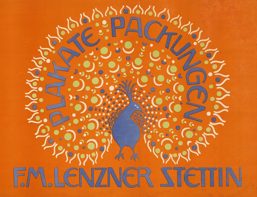 Packungen Plakate F M Lenzner Stettin