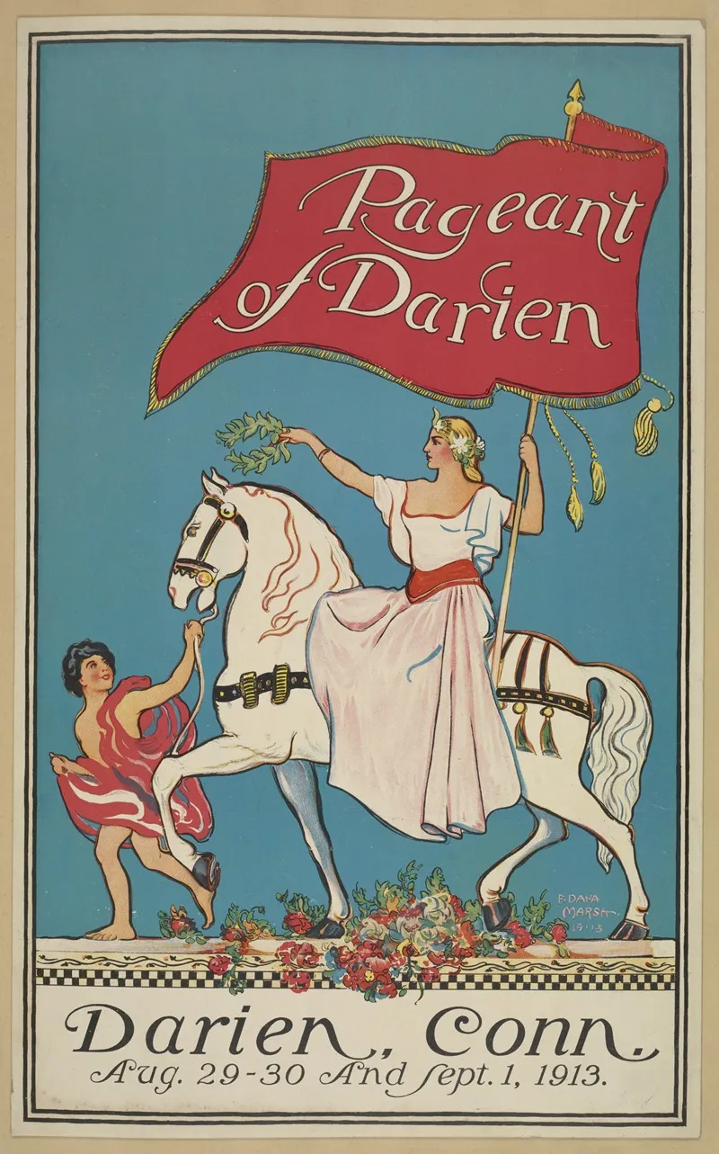 Pageant Of Darien Wall Art by Fred Dana Marsh - High-Resolution Digital Print