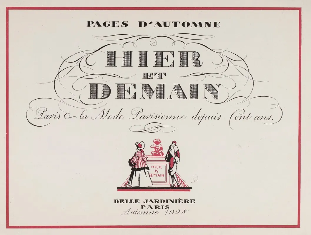 Pages Dautomne Wall Art by Jacques Roubille - High-Resolution Digital Print