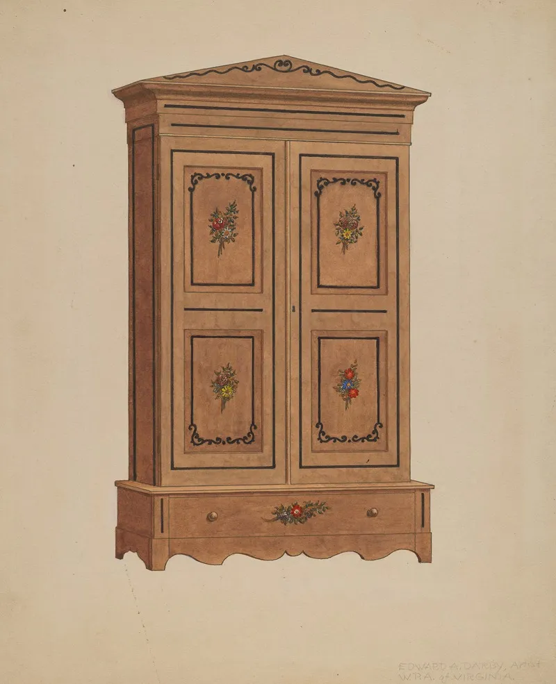 Painted Wardrobe