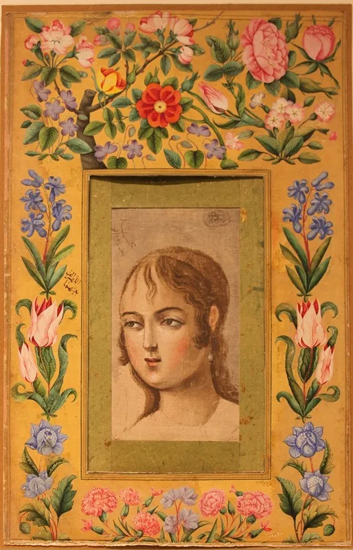 Painting Of A Young Beauty Wall Art by Muhammad Sadiq - High-Resolution Digital Print