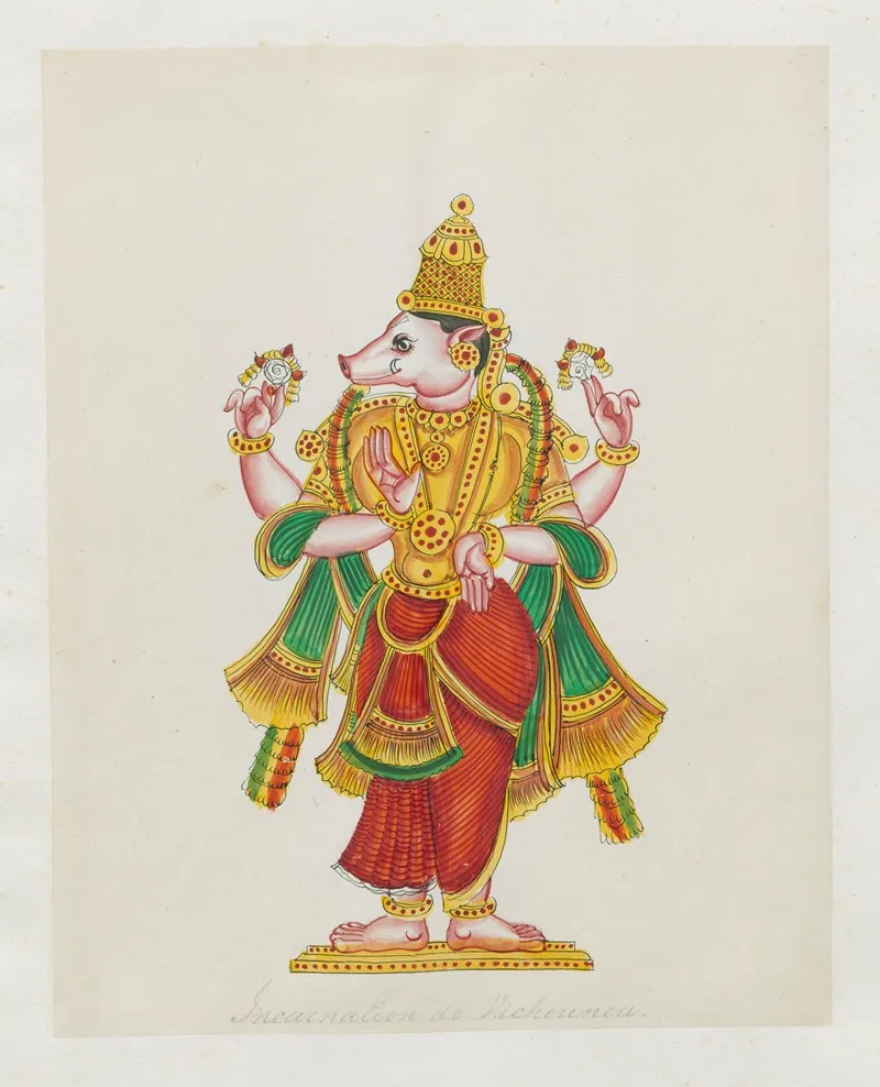 Paintings From The Chidambaram Shrine Pl 007