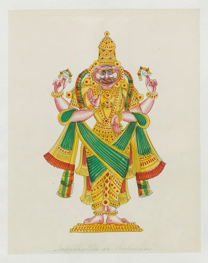 Paintings From The Chidambaram Shrine Pl 008