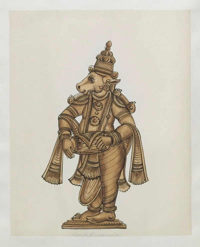 Paintings From The Chidambaram Shrine Pl 017 Wall Art by Anonymous - High-Resolution Digital Print