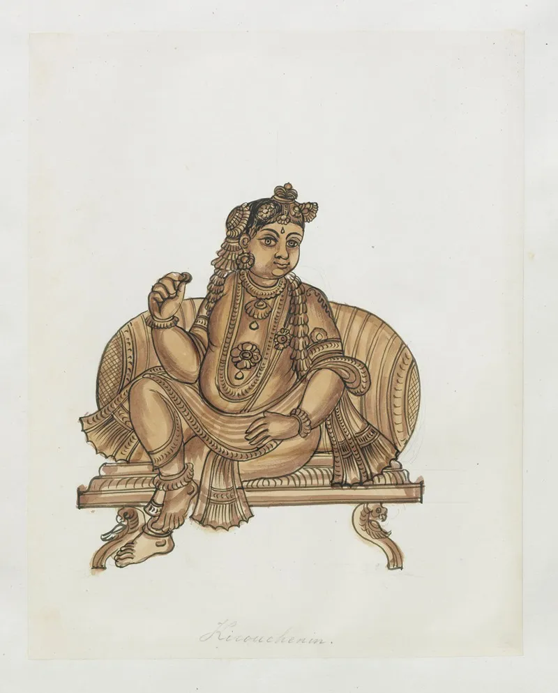 Paintings From The Chidambaram Shrine Pl 056