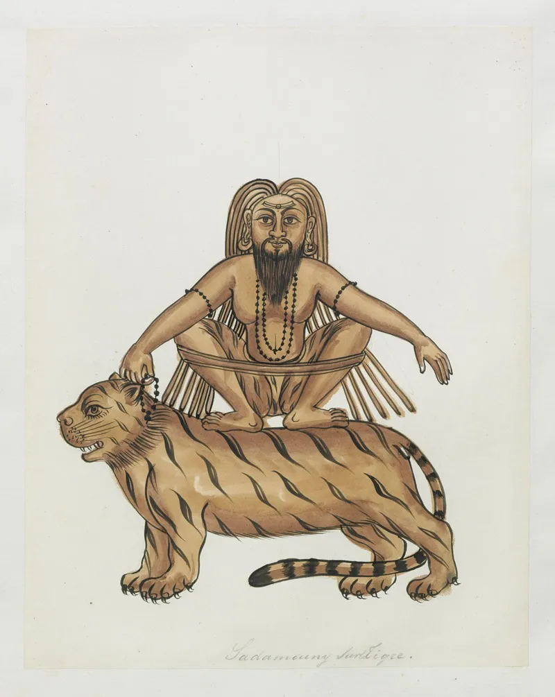 Paintings From The Chidambaram Shrine Pl 058 Wall Art by Anonymous - High-Resolution Digital Print