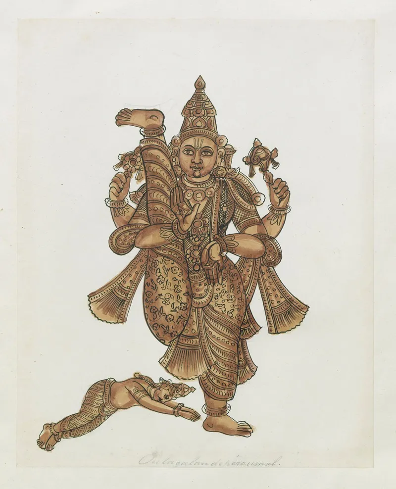 Paintings From The Chidambaram Shrine Pl 066