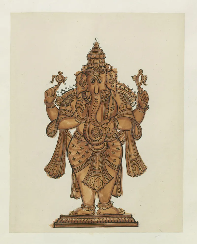 Paintings From The Chidambaram Shrine Pl 105