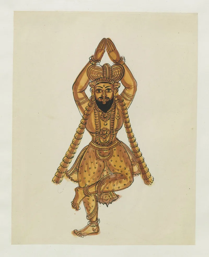 Paintings From The Chidambaram Shrine Pl 107