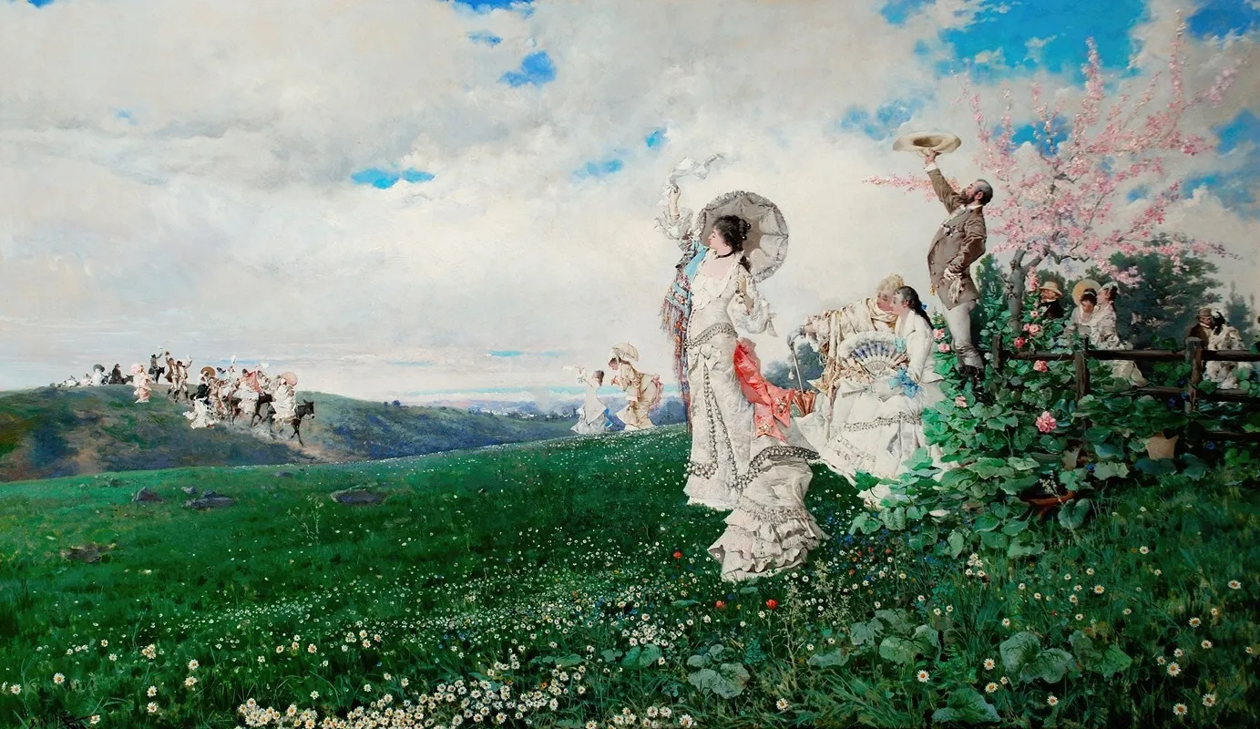 Paisaje Con Figuras