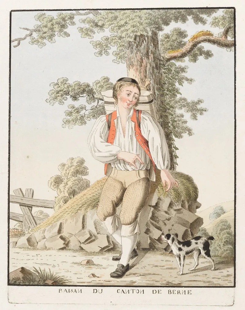 Paisan Du Canton De Berne Wall Art by Gottfried Locher - High-Resolution Digital Print