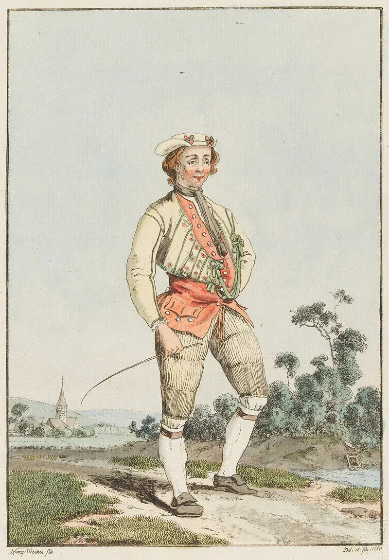 Paisan Du Canton De Lucerne 2 Wall Art by Marquard Wocher - High-Resolution Digital Print