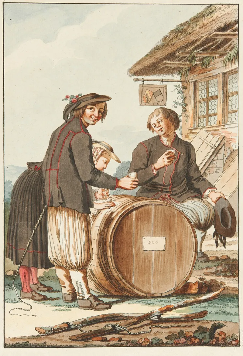 Paisans Suisses Du Bailliage De Morat Wall Art by Gottfried Locher - High-Resolution Digital Print
