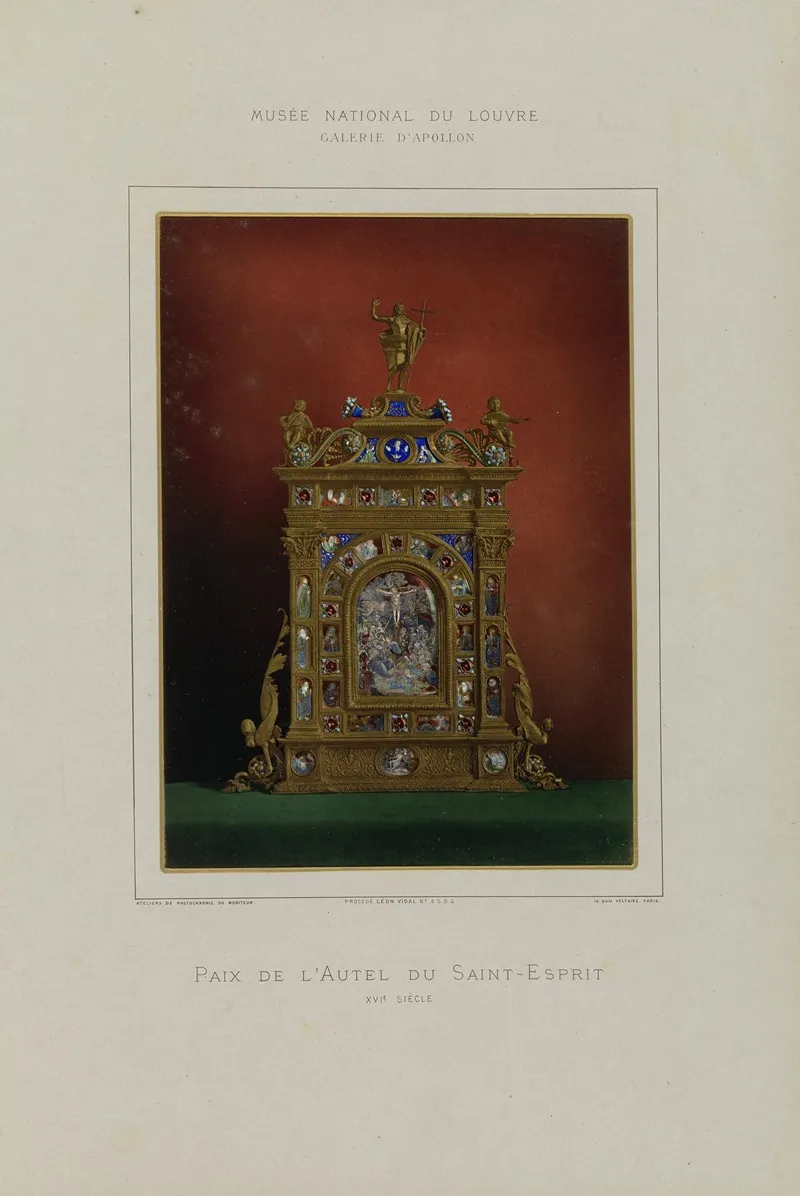 Paix De Lautel Du Saint Esprit Xvie Siecle Wall Art by Léon Vidal - High-Resolution Digital Print