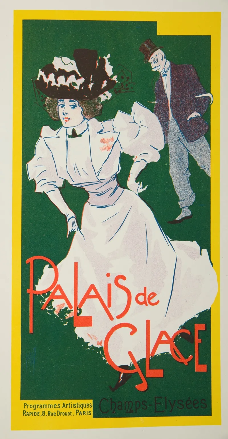 Palais De Glace Champs Elysees Wall Art by Ferdinand Misti-Mifliez - High-Resolution Digital Print