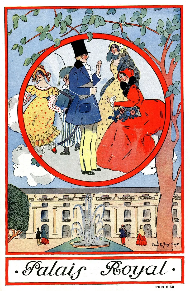 Palais Royal Wall Art by Paul D. Degranges - High-Resolution Digital Print